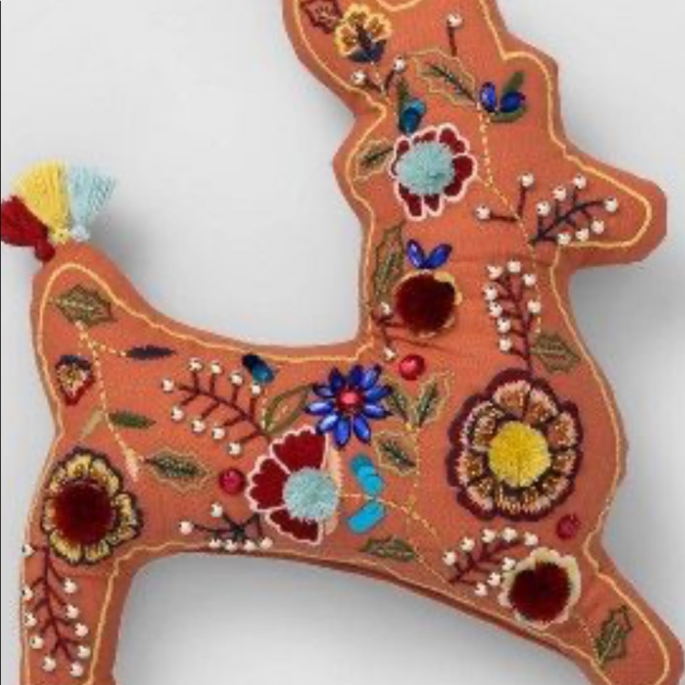 In search of reindeer pillow